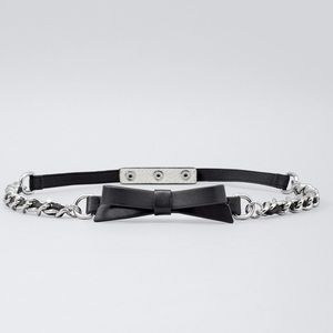 WHBM CHAIN LINK BOW BELT White House Black Market Women main image 4